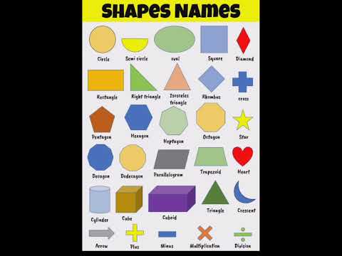 30 Shapes vocabulary in english #shorts #shapesvocabs