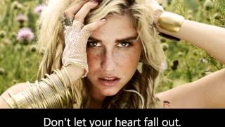 Kesha-Heart fall out (Lyrics HQ)