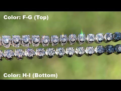 Does Diamond Color Matter In Tennis Bracelets?