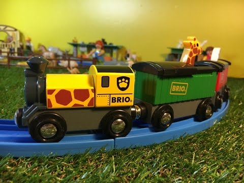Ravensburger Brio geležinkelis BRIO traukinys Safaris 33722 video