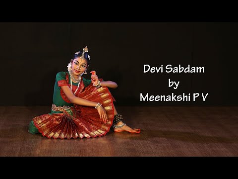 Devi Sabdam by Meenakshi P V - Sridevi Nrithyalaya - Bharathanatyam Dance