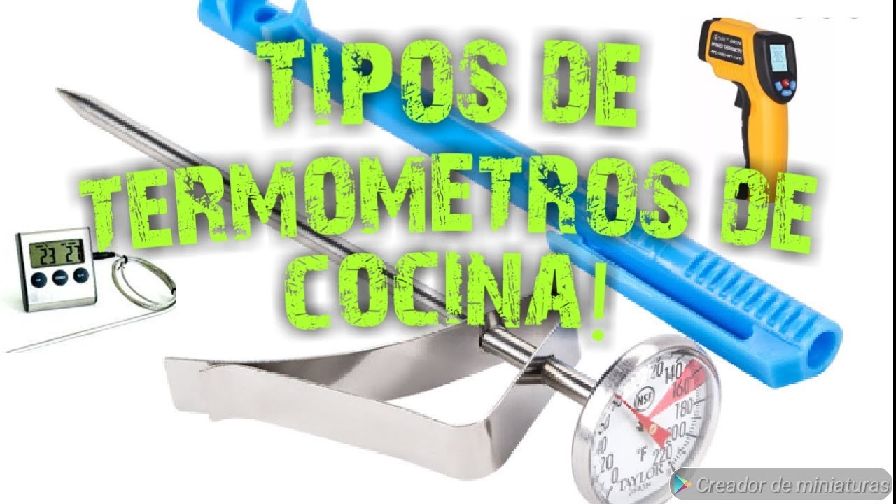 5 Termómetros de cocina más utilizados ¡¡Tipos de termometros /Abilser Lisardo