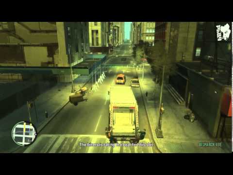 Grand Theft Auto IV (GTA 4/GTA IV) Gameplay Walkthrough Part #56 Mission: Taking In The Trash