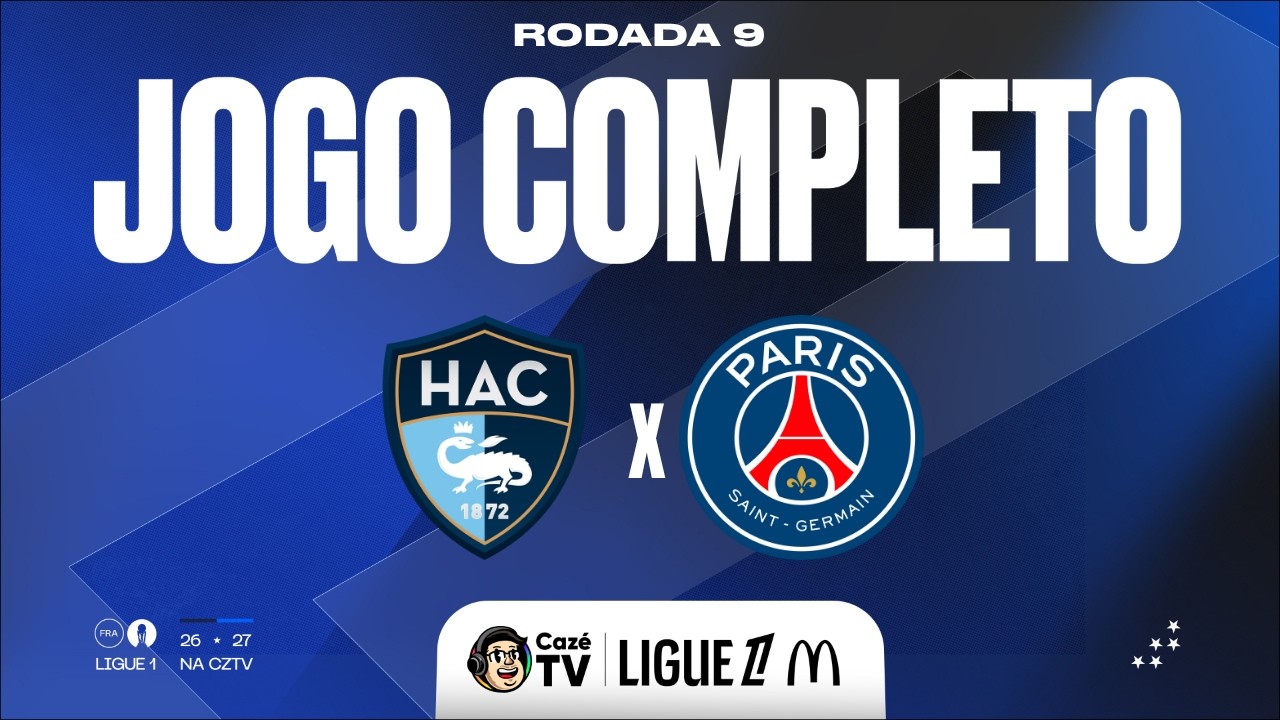 JOGO COMPLETO: LE HAVRE X PARIS SAINT-GERMAIN | LIGUE 1 26/27 | 9ª RODADA