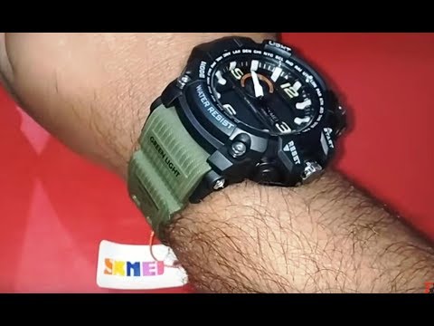 Skmei analoguedigital black dial wrist watch