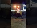 南投縣埔里鎮 埔里城觀光夜市 火舞表演 #雨林老爬