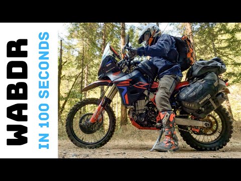 The WABDR in 100 Seconds On My CRF450L / Washington Backcountry Discovery Route