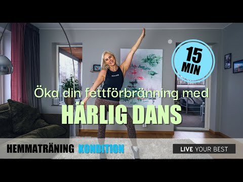 HEMMATRÄNING - Öka fettförbränningen med dans - enkla danssteg för alla!
