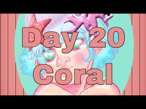 #Inktober2020 Day 20– Coral 🐠