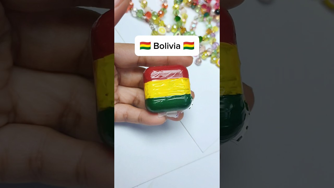 🇧🇴 Bolivia 🇧🇴 Mixing Color Bolivia Flag and Painting #shorts #art #satisfying #bolivia