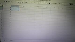 Fill Sequential Number in Google Sheet