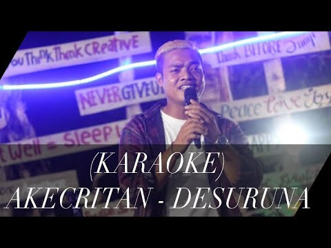 (Official Karaoke) AKECRITAN - DESURUNA