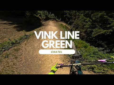 Vink Line Green Bikepark Chatel France 🇫🇷 Portes Du Soleil Full Run POV RAW