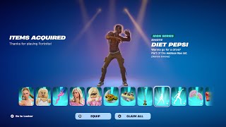 HOW TO GET ADDISON RAE DIET PEPSI EMOTE IN FORTNITE!