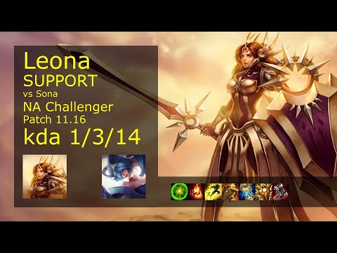 Leona Support & Ezreal vs Sona & Seraphine - NA Challenger 1/3/14 Patch 11.16 Gameplay