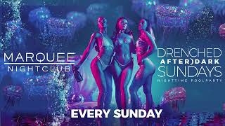 Marquee Nightclub Las Vegas Drenched After Dark