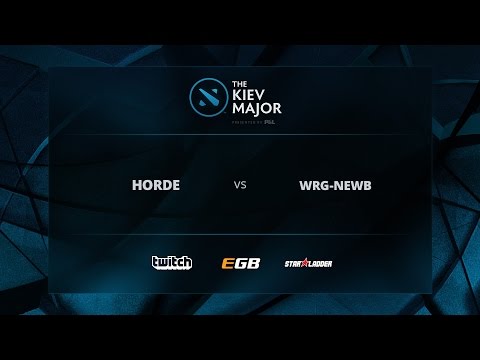 Horde vs WRG-NewB, The Kiev Major EU Open Qualifiers