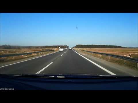 Warszawa - Białystok - Sokółka, droga ekspresowa S8, DK 19, Mobius Lens A 1080p 30fps