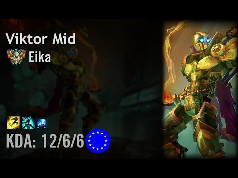 Viktor Mid vs Ekko - Eika - EUW Challenger Patch 6.9
