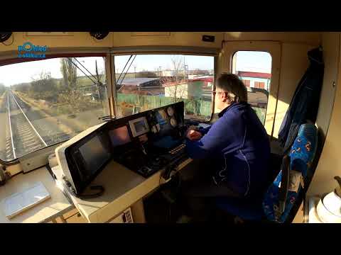 Staré Město u Uherského Hradiště - Brno hl. n. / POHLED NA PRÁCI STROJVEDOUCÍHO / 4K KVALITA