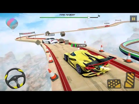 Mega Ramp Car Stunt Simulator - GT Crazy Car Racing - Android GamePlay