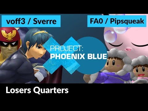 PXB - voff3 / Sverre Vs. Pipsqueak / FA0 - Losers Quarters - Melee Doubles