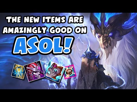 NEW ITEMS ON AURELION SOL ARE AMAZING! - VICKSY | League of Legends