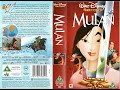 Mulan VHS Intro And Opening Scene