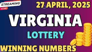 Virginia Day Lottery Results For - 27 Apr, 2025 - Pick 3 - Pick 4 - Pick 5 - Powerball - Cash4Life