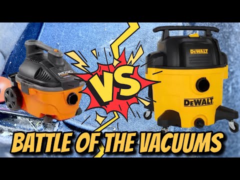 ⁠@dewalttv StealthSonic VS @RIDGID_Tools Vac-Which Is BETTER 4 DETAILING & Does Quieter MATTER?