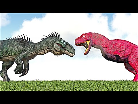 EKRIXINATOSAURUS BOSS VS FEROXUS HYBRID INDOMINUS REAPER LVL 2.500+ (ARK SURVIVAL EVOLVED BATTLE)