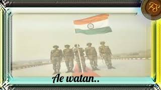 Ae Watan (Male Version) Lyrics | Arijit Singh | Republic day special