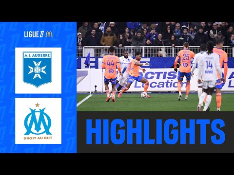AJ AUXERRE - OLYMPIQUE DE MARSEILLE (3-0) - Week 23 - Ligue 1 McDonald's 24/25
