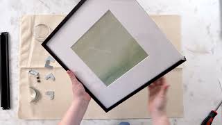 Blick Custom Metal Frames: Assembly & Fitting Your Artwork