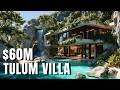 Inside A 60 Millions Tulum Jungle Villa Waterfall Infinity Pool Luxury Cliffside Living