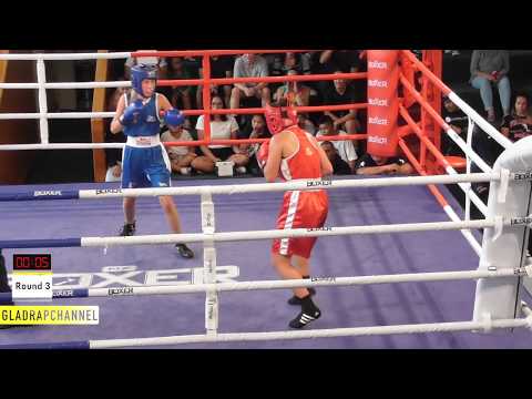 Fight 5: Abia Makhlouf vs Nina White - Akld Amateur Boxing Tournament @ ABA 24Feb18
