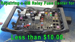 Repairing a $350 2017 Denali Underhood Relay Fuse Box for Less than $10.00.