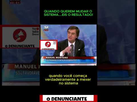 Manuel Monteiro expõe o SISTEMA!