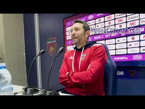 Cosenza-Cerignola 3-0, Mister Buscè a fine gara