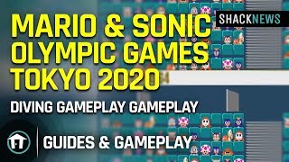Mario & Sonic at the Olympic Games Tokyo 2020 - Diving Gameplay