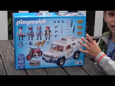 Полицейский автомобиль. Playmobil 9371. Распаковка, сборка и мнение Павлуши.