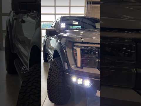 Installing Baja Designs XL Racer + S1/SAE Fog Pocket Kit in the 2024 Raptor! @bajadesigns