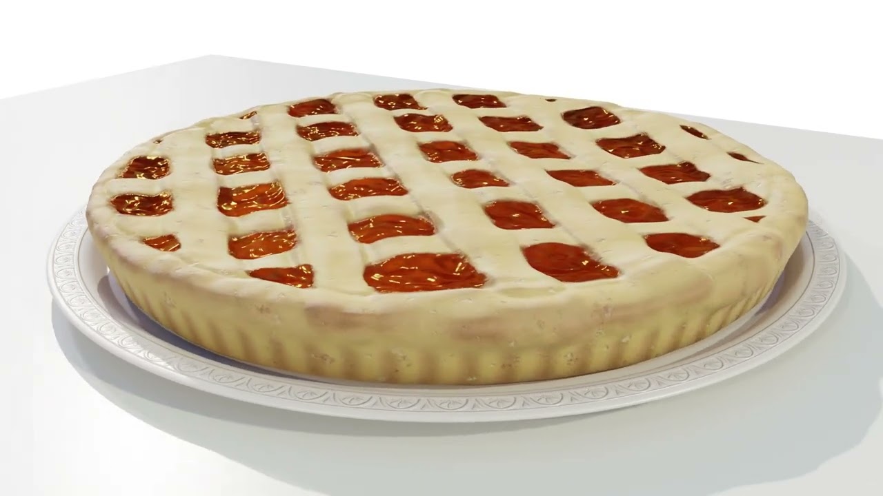 Jam Tart 3D Model