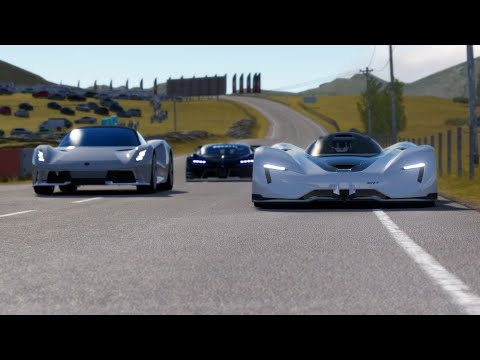 Dodge SRT Tomahawk X Vision GT 2015 vs Hypercars at Highlands
