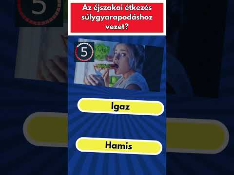 Igaz vagy Hamis? Emberi Test Kvíz - 52. rész