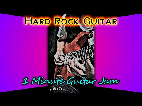 Hard Rock Guitar [1 Minute Guitar Jam with Modified Ibanez] Video
