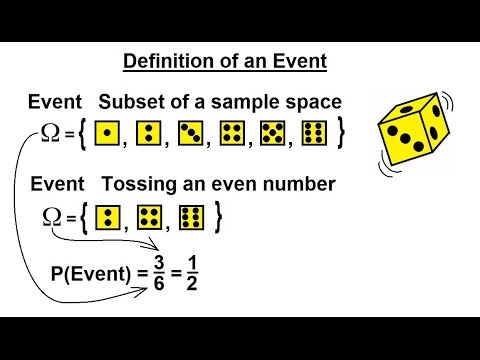 Probability & Statistics (4 of 62) Definition of Events