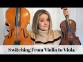 SWITCHING FROM VIOLIN TO VIOLA What I Wish I Had Known