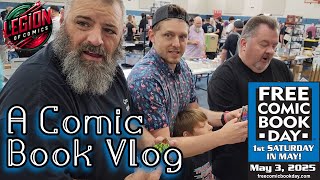 Augusta Ga FREE COMIC BOOK DAY 2025 Comic Crawl Vlog with @BrianLCS @GeekOutWithRosko and MORE!