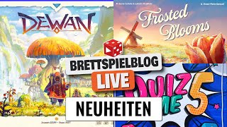 Neuheiten 2026: Dewan, Quiz Me 5 & Frosted Blooms